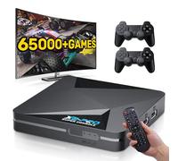 Kinhank Super Console X2 PRO Retro Game Console with 100,000+Games, Plug&Play Video Game Console,EmuElec 4.5/Android 9.0/CoreElec,4K HD Emulator Console Compatible with PSP/PS1/DC/MAME,2.4+5G,BT 5.0