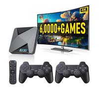 Kinhank Super Console X2 pro with 100000+Games Retro Game Console,Video Game Console with EmuELEC 4.5/Android 9.0 in 1, 2.4G+5G and BT 5.0,Compatible with 65+ Emulators,2 Controllers
