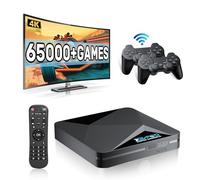 Kinhank Super Console X2 Retro Game Console with 100000+Games,Video Game Console EmuELEC 4.5&Android 9.0 in 1,Compatible with PSP/PS1/DC/MAME,2 Controllers