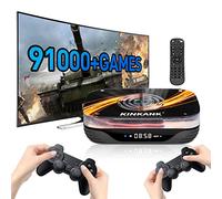 Kinhank Super Console X3 Plus Retro Video Game Consoles Built-in 91000+ Games, Android TV 9.0/CoreELEC/Emuelec 4.5 Game System in 1, S905X3 Chip, 8K UHD Output,2.4G/5G BT 4.0, USB 3.0