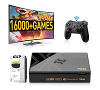 Kinhank Super Console X5 PRO Retro Game Console with 16000+Games,Emulator Console with Game&TV System,Rock Chip RK3588S,8K UHD Output,BT 5.0,SATA 3.1,Wireless Controllers