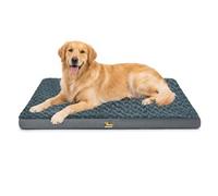 KinHaven Orthopedic Dog Bed - Waterproof XL Large Dog Bed with Removable Washable Cover, Egg Crate Foam Mattress mat with Non-Slip Bottom for Dogs, 107x76x9cm