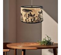 Kinhwa Decorative Lampshades Round Lampshade Unique lampshade for Chandeliers, Floor Lamps, Table Lamps 11.81"×7.87" Bamboo lampshade Mandarin
