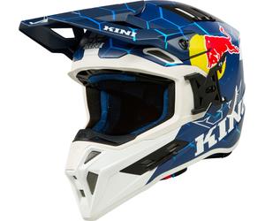 Kini EXC Red Bull 1.0, motocross helmet M Dark Blue/White/Blue