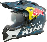 Kini Red Bull ADV 1.0 Enduro Helmet, white-turquoise-blue, size S for Men