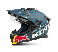 Kini ADV X Red Bull 2.0, adventure helmet XXL Matt Dark Blue/White/Blue