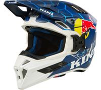 Kini EXC Red Bull 1.0, motocross helmet L Dark Blue/White/Blue