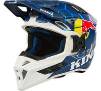 Kini EXC Red Bull 1.0, motocross helmet M Dark Blue/White/Blue