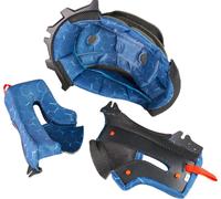 Kini Red Bull MX3 Liner and Cheek Pads, blue, size 2XL