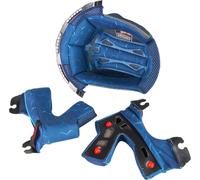 Kini Red Bull MXC1 Liner and Cheek Pads, blue, size XS