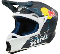 Kini MXC2 Red Bull 2.0, motocross helmet M Matt Black/White/Blue