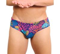 Kiniki Men's Tan Through Swim Brief Swimwear - Floral Wave