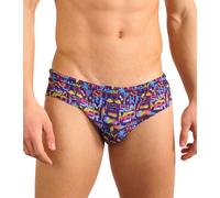 Kiniki Men's Tan Through Swim Brief Swimwear - Aloha