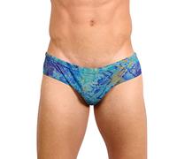 Kiniki Men's Tan Through Swim Brief Swimwear - Azure