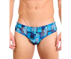 Kiniki Men's Tan Through Swim Brief Swimwear - Ultramarine