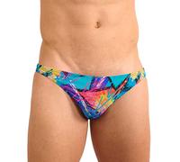 Kiniki Men's Tan Through Swim Micro Brief Swimwear - Bahama