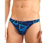 Kiniki Men's Tan Through Swim Micro Brief Swimwear - Blue Lagoon