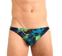Kiniki Men's Tan Through Swim Micro Brief Swimwear - Java