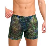 Kiniki Men's Tan Through Swim Shorts Swimwear - Havana