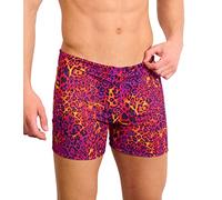 Kiniki Men's Tan Through Swim Shorts Swimwear - Hot Leopard