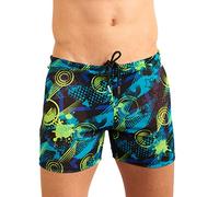 Kiniki Men's Tan Through Swim Shorts Swimwear - Java