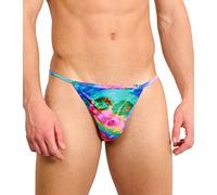 Kiniki Men's Tan Through Swim Tanga Swimwear - Storm
