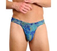 Kiniki Men's Tan Through Swim Thong Swimwear - Azure