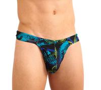 Kiniki Men's Tan Through Swim Thong Swimwear - Java