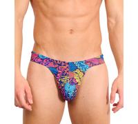 Kiniki Men's Tan Through Swim Thong - Super Quick Drying - Ultra Lightweight.