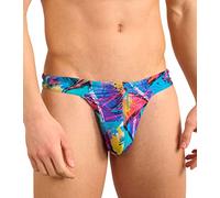 Kiniki Men's Tan Through Swim Thong Swimwear - Bahama
