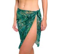 Kiniki Women's Tan Through Beach Wrap - Santorini