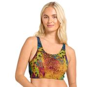 Kiniki Women's Tan Through Cropkini Bikini Top - Super Quick Drying, Ultra Light
