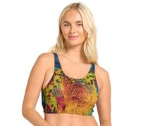 Kiniki Women's Tan Through Cropkini Bikini Top Swimwear - Amalfi Green