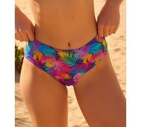 Kiniki Women's Tan Through High Waisted Bikini Brief Swimwear - Tropic