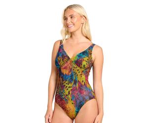Kiniki Women's Tan Through Support Top Swimsuit - Super Quick Drying.