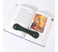 KINIVA Leather Weighted Bookmarks Book Weight Page Holder for Reading,Book Open Holder for Kids Adult,Gifts for Reader (01 Green)