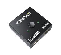 Kinivo 8K HDMI Switch 2 in 1 Out - (8K 60Hz, Ultra HD Switcher Hub, 48Gbps HDMI 2.1 Hub, HDR10+) - Compatible with HDTV, PS5/4, Xbox, Apple TV