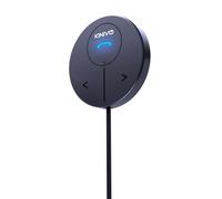 Kinivo BTC480 Hands-Free Bluetooth Car Kit (for Cars with 3.5mm Aux Input, Magnetic Mount, Dual-Port USB Charger, Multi-Point Connectivity)
