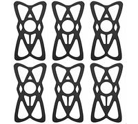 Kinizuxi Motorcycle Phone Mount Tether 6 Pack,Replacement Rubber Silicone Bands for Bike Phone Holder, Grip Rubber Strap Security Bands for Universal Bike, Bicycle,Motorcycle, Handlebar,Scooter