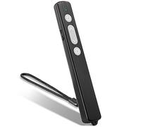 Kinizuxi Presentation Clicker Pointer with Lanyard, 100M Wireless Presenter Remote PPT PowerPoint Clicker, 2.4GHz Presentation Pointer Slide Advancer for Mac Computer Laptop