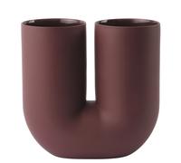 Kink Vase H 26.3 cm Muuto Deep red - 5713292831324