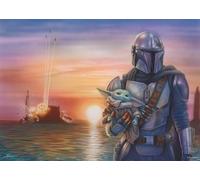Kinkade Star Wars The Mandalorian A New Direction Jigsaw Puzzle 1000 Pieces