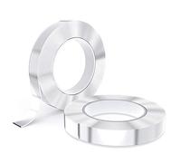 Kinkaivy Double-Sided Adhesive Tape - Extra Strong, 10m Nano Tape, Non-Mark, Washable, Transparent, Waterproof, Non-Slip, Multifunctional
