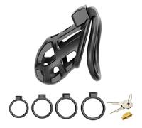 KINKOLOGY Breathable Male Chastity Cage - Lightweight, Skin-Safe and Ergonomic Design, BDSM Cock Cage for Ultimate Comfort, Control, and Long-Term Wear (Medium)