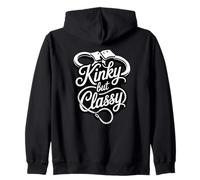 Kinky But Classy Playful Elegant Sassy Flirt Zip Hoodie