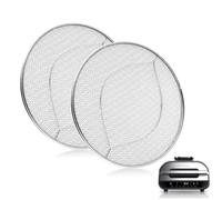 KINLYBO 2PCS Replacement Splatter Shield for Ninja Foodi FG551 Air Fryer,Stainless Steel Splatter Screen Part for Ninja Foodi Smart XL 6-in-1 Indoor Grill, FG550, BG500A, DG551