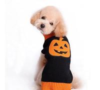KINLYBO Puppy Dogs Halloween Sweater Ghost Skull Pattern Jumpers for Pets Cats Pullover Pumpkin XXL