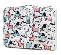 Kinmac 360° Protective Laptop Sleeve Case Bag Cover with Handle for MacBook Air 15 inch,15 inch-15.6 inch HP,Lenovo,Dell,ASUS,Acer Notebook Computer (Cartoon Dogs)