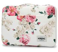 Kinmac 360° Protective Laptop Sleeve Case Bag Cover with Handle for MacBook Air 15 inch, and 15 inch-15.6 inch HP,Lenovo,Dell,ASUS,Acer Notebook Computer (Peony)