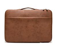 Kinmac 360° Protective Waterproof Laptop Sleeve Bag Sleeve with Handle Compatible with MacBook Pro 16", Dell Inspiron 15 5515/5510 and 14"-15" Laptop (Coffee)